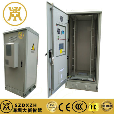 Cabinet de baterías exteriores de acero galvanizado de pie libre Cabinet de baterías exteriores con aire acondicionado