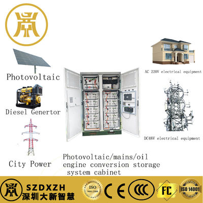 Cabinet de almacenamiento de energía solar en exteriores Cabinet de estación base IP55