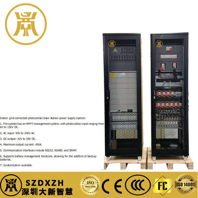 Cabinet de almacenamiento de energía en interiores Cabinet de suministro de energía de corriente continua de 48 V para la estación base