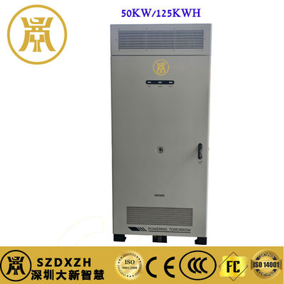 50kwh - 125kwh Sistema de almacenamiento de energía exterior Batería de litio solar