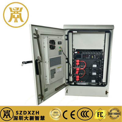3kva de alta tensión para el exterior IP55 Lifepo4 Batería 48V con 3 baterías y aire acondicionado
