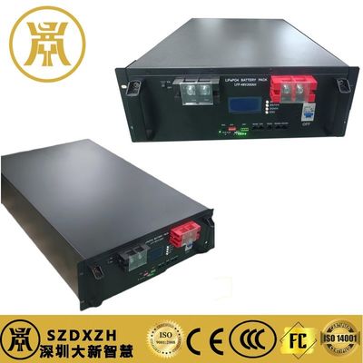 IP20 Batería de litio hierro fosfato 150AH montaje de bastidor 48v Batería incorporada en ventilación