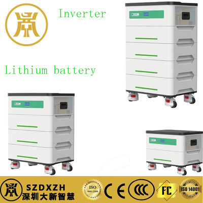 Batería de iones de litio acumulable de 5kW Batería de almacenamiento fotovoltaico personalizada Blanco para el hogar