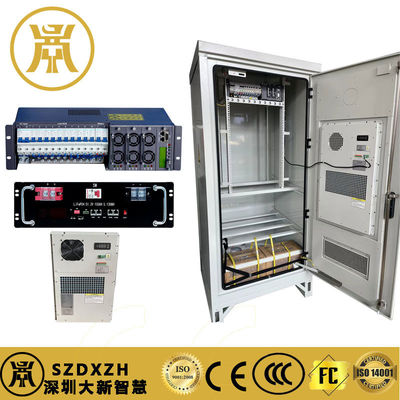 40U exterior 19 armario de bastidores resistente a la intemperie recinto exterior IP55 con sistema de refrigeración y alimentación