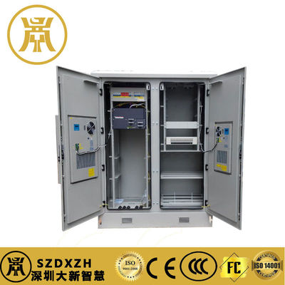 2 Compartimientos gabinete de energía exterior IP55 Batería de respaldo gabinete con refrigeración
